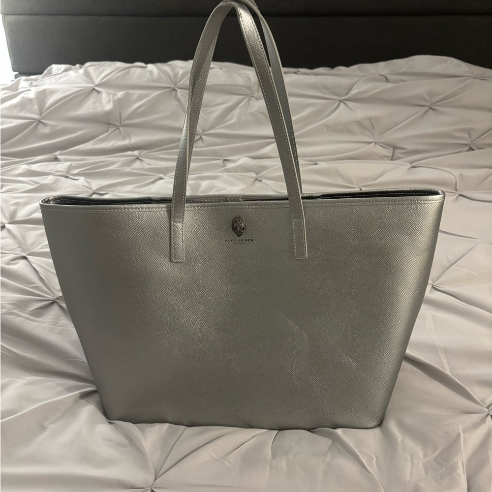 Elegant Silver Tote Bag